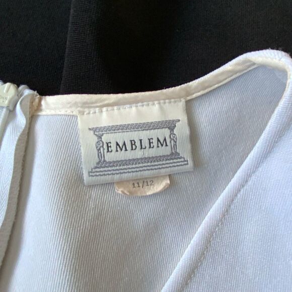 Ricki’s Black and Cream, Fit and Flare Sleeveless Dress Size 11/12 - Picture 5 of 7